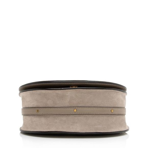 Chloe Calfskin Suede Nile Medium Bracelet Bag - Picture 4 of 11